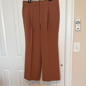 LOFT Wide-Leg Pants in Burnt Orange